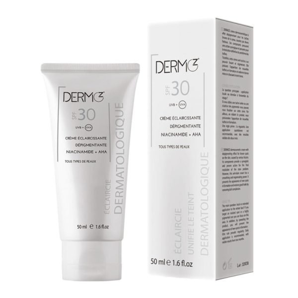 DERMOZ CREME ECLAIRCISSANTE DEPIGMENTANTE SPF30 50mL – Image 1