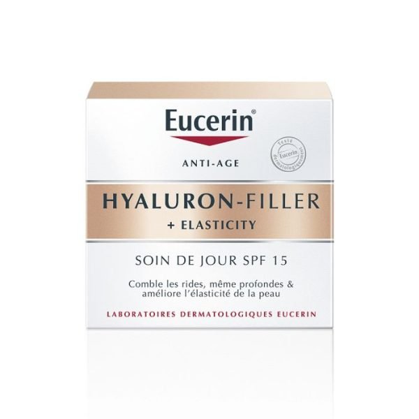 EUCERIN HYALURON-FILLER+ELASTICITY SOIN DE JOUR SPF15 50mL – Image 2