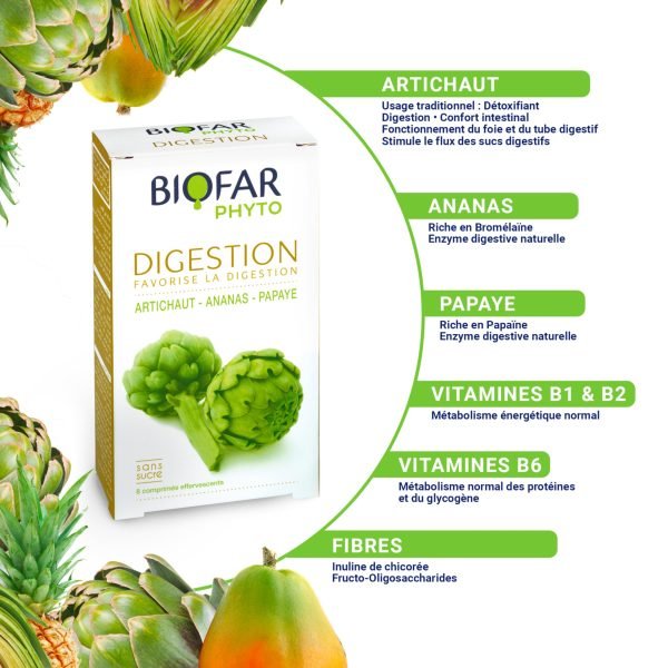 BIOFAR Phyto digestion 8 comprimés – Image 2