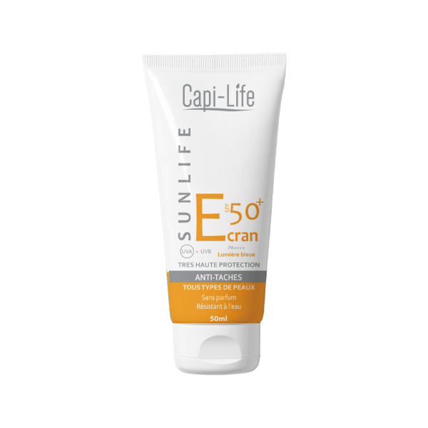 CAPI-LIFE Ecran solaire anti-taches +gel eclarcissant 50ml offert – Image 2