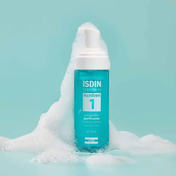 ISDIN ACNIBEN 1 MOUSSE NETTOYANTE PURIFIANTE 150ML – Image 2