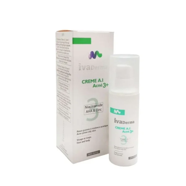IVADERMA CREME AI ACNE 3+ 30mL – Image 2