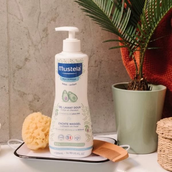 MUSTELA GEL LAVANT DOUX AVOCAT CORPS ET CHEVEUX 500 ML – Image 3