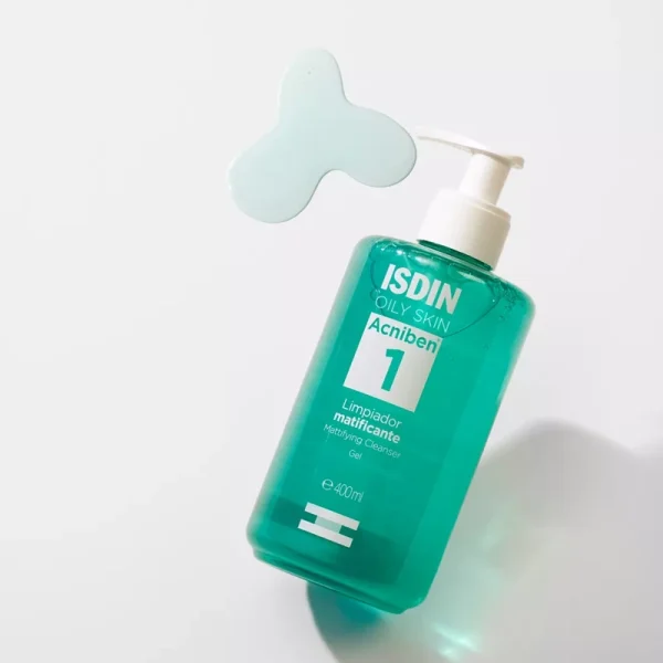 ISDIN ACNIBEN 1 GEL NETTOYANT MATIFIANT 400 ML – Image 2
