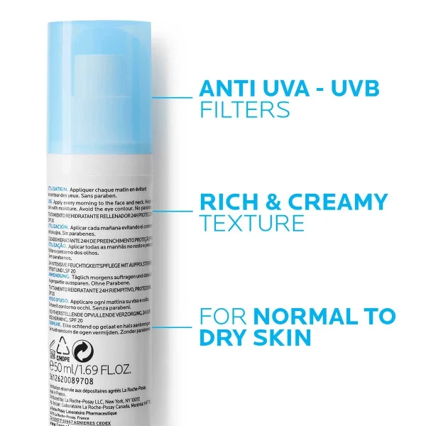 La Roche-Posay Hydraphase UV Intense Riche – Hydratation Profonde & Protectrice – Image 2