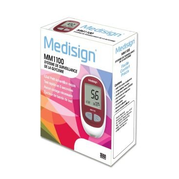 MEDISIGN MM1100 – Glucomètre Électrochimique Pour Surveillance Médicale