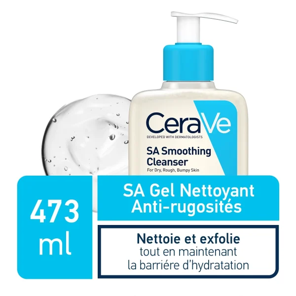 CERAVE SA GEL NETTOYANT ANTI-RUGOSITES 473 ML – Image 2