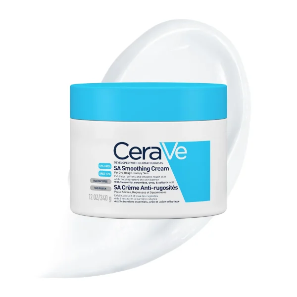 CeraVe SA Crème Anti-Rugosités 340g – Lissage Intensif – Image 2