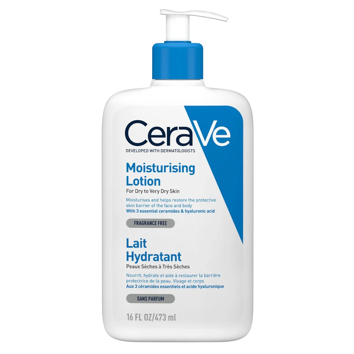 CeraVe Lait Hydratant 473ml peaux sèches à très sèches