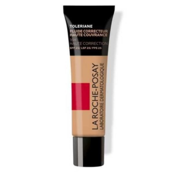 La Roche-Posay Toleriane Fluide Correcteur SPF25 N10, fond de teint fluide haute couvrance pour peaux sensibles, teinte beige .