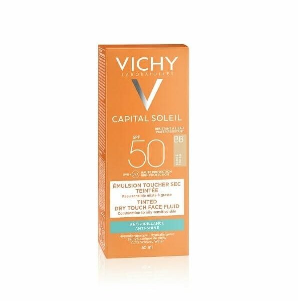 Vichy Capital Soleil BB émulsion teintée SPF50 peau mixte à grasse 50ml