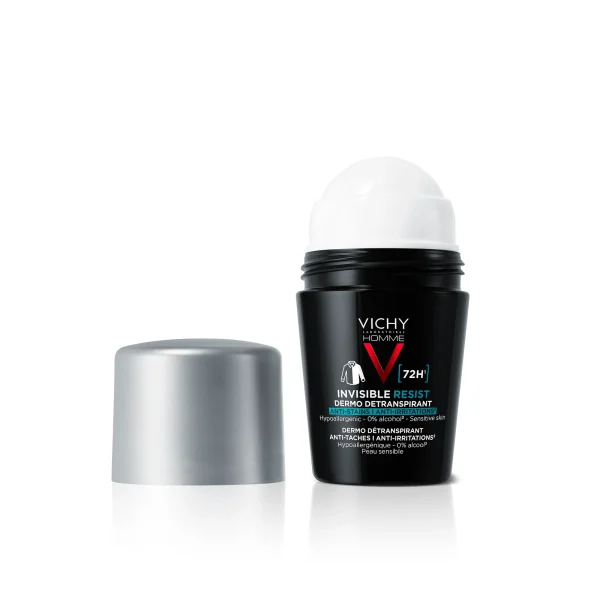 VICHY HOMME DEODORANT DETRANS RESIST 72H INVISIBLE 50ML – Image 2