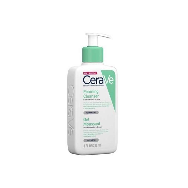 CeraVe Gel Moussant Nettoyant 236ml – Pureté Essentielle – Image 2