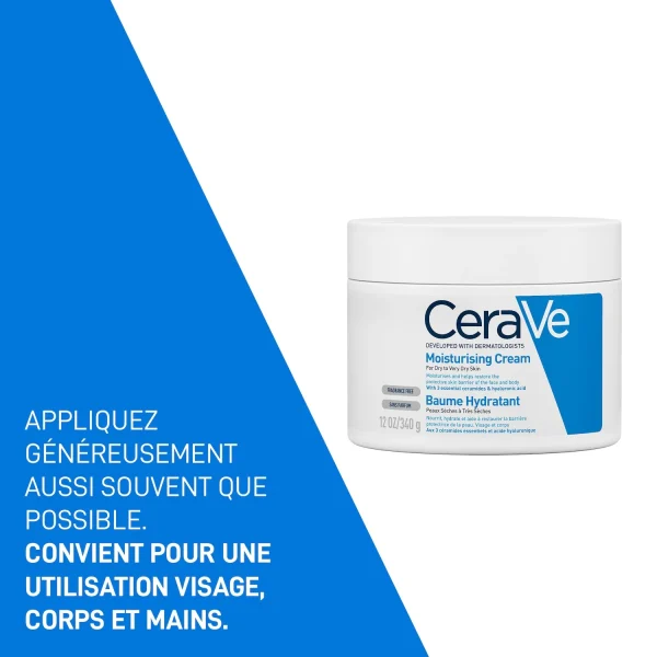CeraVe Baume Hydratant Nourrissant 340g – Nutrition Intense – Image 2