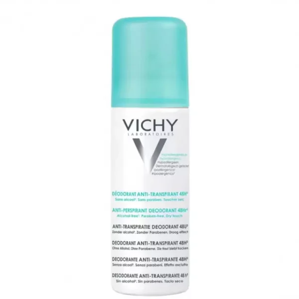 Vichy déodorant anti-transpirant efficacité 48h aérosol 125ml