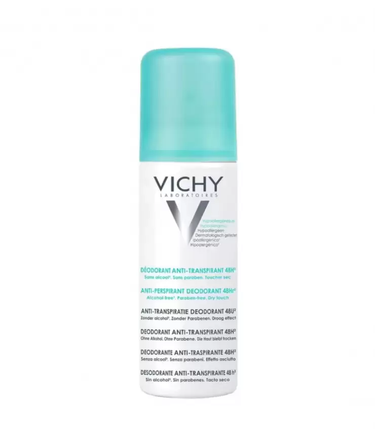 Vichy déodorant anti-transpirant efficacité 48h aérosol 125ml