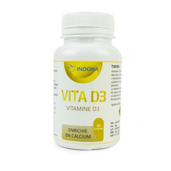 INDOKA VITA D3 VITAMINE D3 B60 COMPRIMES – Image 1