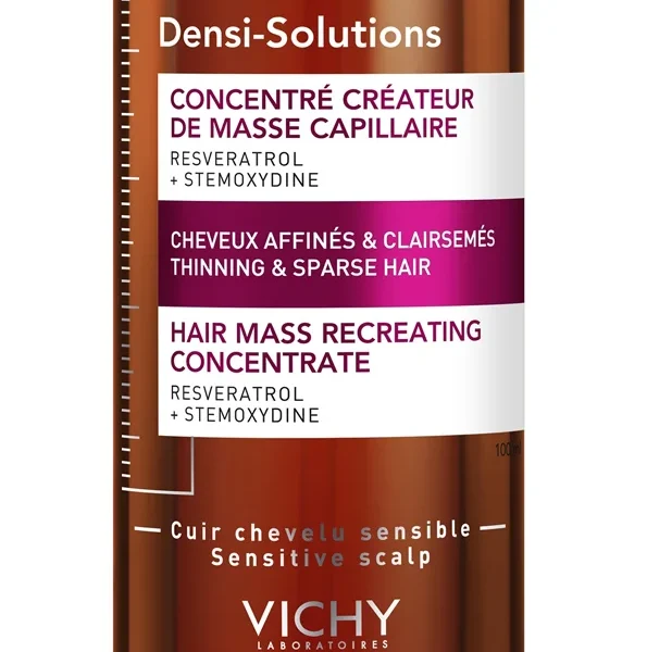 Vichy Dercos Densi-Solutions Concentré Anti-Chute 100ml – Densité Intense Anti-Chute – Image 2