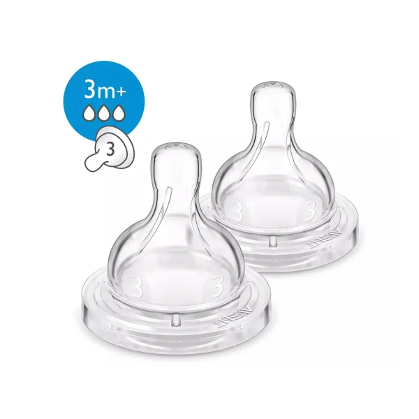 AVENT 2 TETINES +3MOIS CLASSIC REF SCF633/27 – Image 2