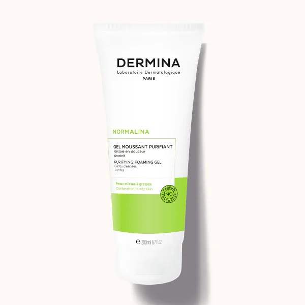DERMINA NORMALINA GEL MOUSSANT PURIFIANT 200ML – Image 1