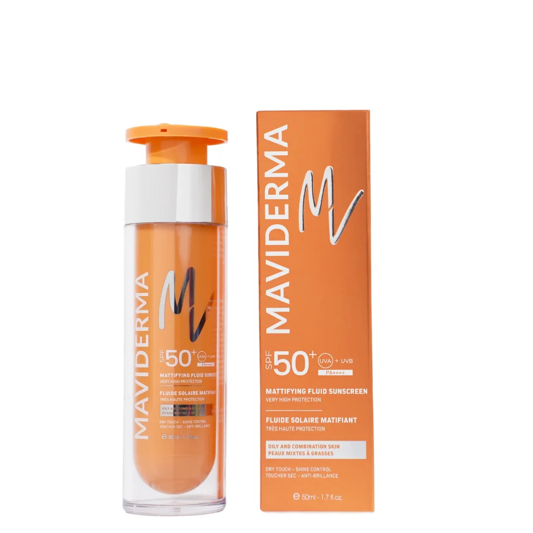 MAVIDERMA Écran Fluide Solaire Matifiant SPF50+