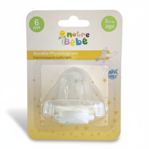 NOTRE BEBE SUCETTE PHYSIOLOGIQUE 2EME AGE