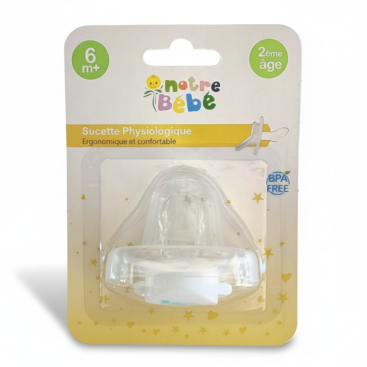 NOTRE BEBE SUCETTE PHYSIOLOGIQUE 2EME AGE