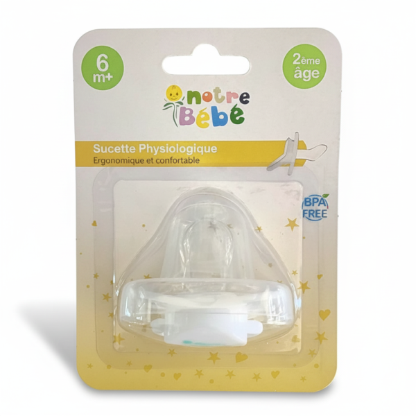 NOTRE BEBE SUCETTE PHYSIOLOGIQUE 2EME AGE