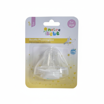 Notre Bébé Sucette Physiologique 1er Âge