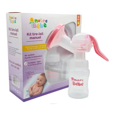 Notre Bébé Tire-Lait Manuel avec Biberon 180 ml