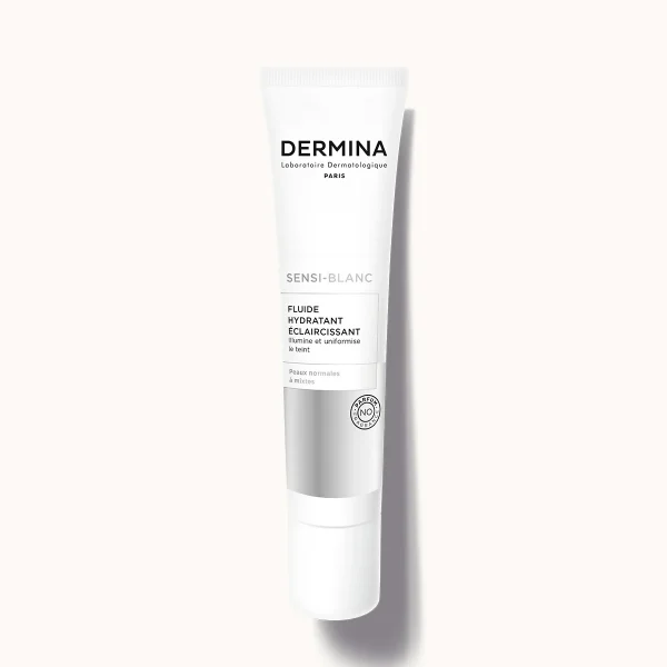 DERMINA SENSI-BLANC FLUIDE HYDRATANT ECLAIRCISSANT 40ML – Image 1