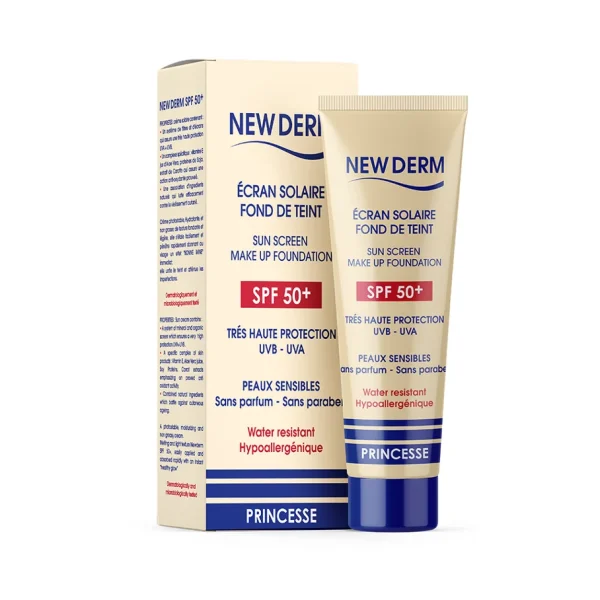NEW DERM ECRAN SPF50+ TEINTE PRINCESSE 50ML – Image 1