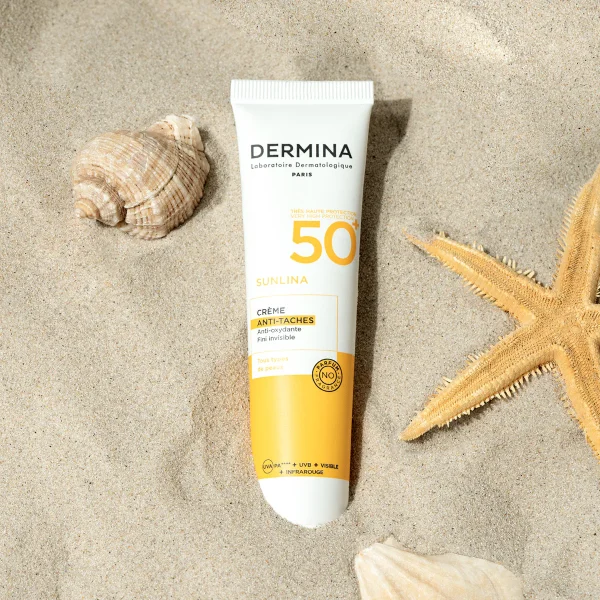 DERMINA SUNLINA CREME ANTI-TACHE SPF50 40ML – Image 3