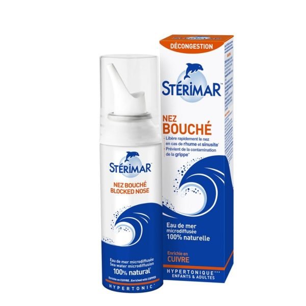 STERIMAR NEZ BOUCHE HYPERTONIQUE ADULTE 50ML – Image 1