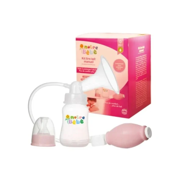 NOTRE BÉBÉ Tire-Lait Manuel avec Biberon 120 ml Réf C39A