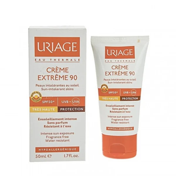 URIAGE CREME EXTREME PEAUX INTOLERANTES AU SOLEIL SPF 90+ 50 ML – Image 1