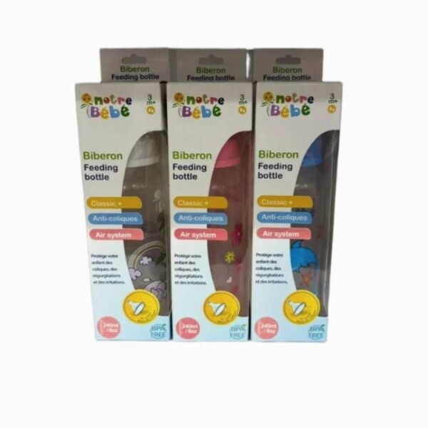 NOTRE BÉBÉ Biberon Sans Poignées 240 ml