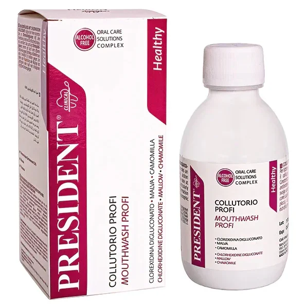 PRESIDENT BAIN DE BOUCHE ANTIBACTERIAL PROFI 200 ML – Image 1