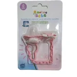 NOTRE BEBE SUCETTE AVEC CHAINE ET BROCHE