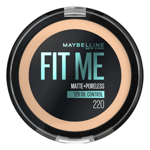 Maybelline - FIT ME POWDER 220 NATURAL BEIGE – Image 1