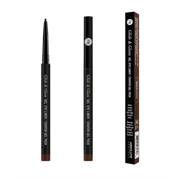 ABSOLUTE NEW YORK Waterproof Gel Eyeliner Dark Brown – Image 1