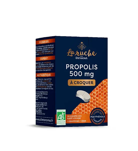 DIETAROMA PROPOLIS à croquer BIO 20 comprimés – Image 1