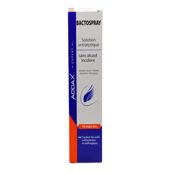ADDAX BACTOSPRAY SOLUTION ANTISEPTIQUE 125ML – Image 1