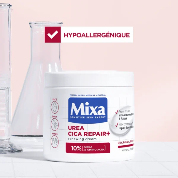 Mixa CRÈME CICA RÉPARATION RÉPARATRICE LISSANTE 400ML – Image 3