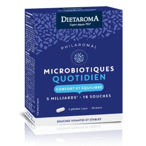DIETAROMA MICROBIOTIQUE QUOTIDIEN 60 GELULES – Image 1