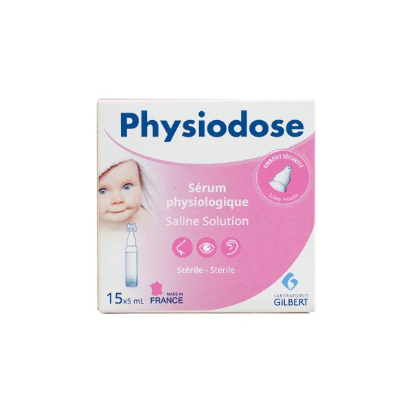 PHYSIODOSE SERUM PHYSIOLOGIQUE 15*5ML – Image 1