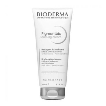 BIODERMA PIGMENTBIO FOAMING CREAM NETTOYANT ECLAIRCISSANT 200ML, nettoyant visage éclaircissant anti-taches