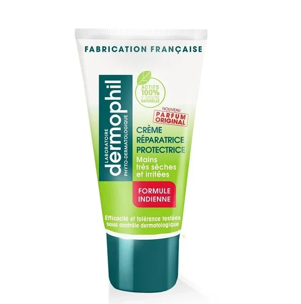 DERMOPHIL CREME MAINS FORMULE INDIENNE LEGERE 75ML – Image 1