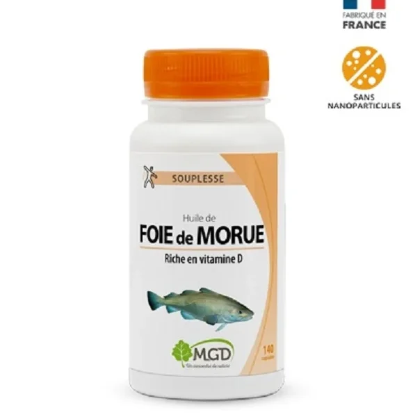 MGD HUILE DE FOIE DE MORUE B140 CAPSULES – Image 1