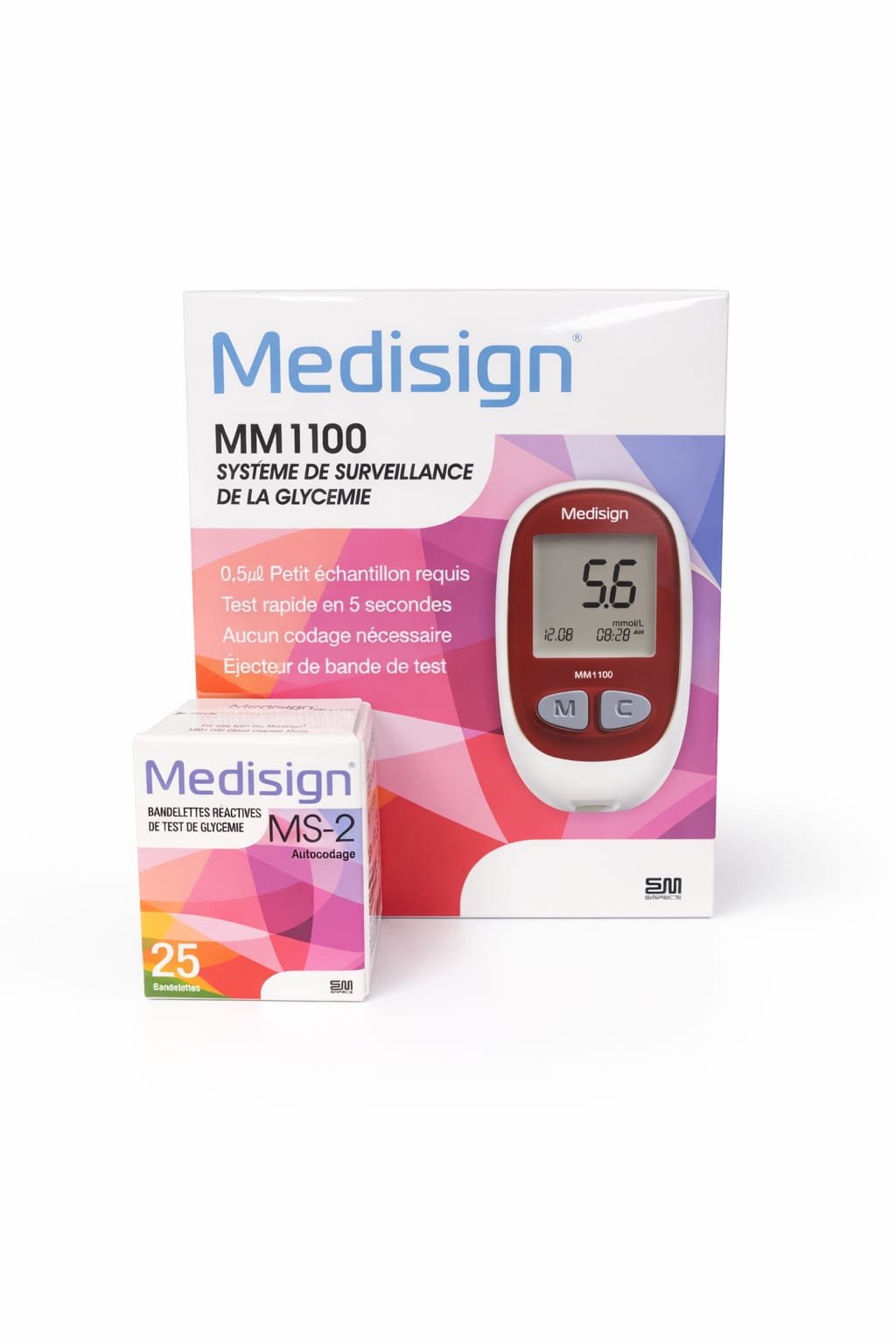 PACK MEDISIGN MM1100 + 25 BANDELETTES MS-2